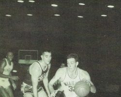Tom Prechtl during his playing days at Niagara University.
Photos courtesy of Clem Worosz. Tom Prechtl during his playing days at Niagara University. Photos courtesy of Clem Worosz.