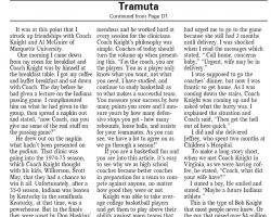 Fiery Knight had many shining lessons. <em>Observer</em> (Dunkirk), November 25, 2023. Part 2. Fiery Knight had many shining lessons. November 25, 2023. Part 2.