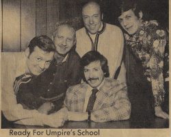 Ready For Umpires School. Ready For Umpires School.