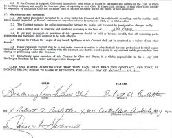 WFL players contract. Page 4. May 26, 1974. WFL players contract. Page 4. May 26, 1974.