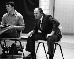 Walt Thurnau coaching with assistant Jim Jacobson late 1970s. Walt Thurnau coaching with assistant Jim Jacobson late 1970s.