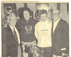 Wheeling's Rich Sports History Celebrated. <em>News-Register</em> (Wheeling). November 30, 1994. Wheeling's Rich Sports History Celebrated. November 30, 1994.