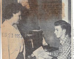 Signs With Giants. <em>Post-Journal</em> (Jamestown), February 21, 1953. Signs With Giants. February 21, 1953.