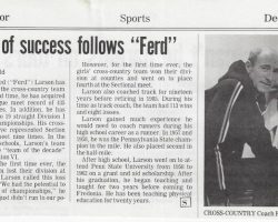 History of success follows "Ferd".
<em>Spectator</em> (Fredonia High School),
December 5, 1986. History of success follows "Ferd". December 5, 1986.