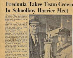 Fredonia Takes Team Crown In Schoolboy Harrier Meet. 1967. Fredonia Takes Team Crown In Schoolboy Harrier Meet. 1967.