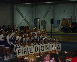 Cheerleaders. Cheerleaders.