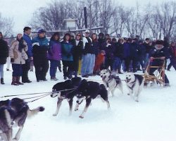 Dave Shaw on a demonstration run. Dave Shaw on a demonstration run.