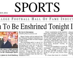 Conlan To Be Enshrined Tonight In NYC. Page 1. <em>Post-Journal</em> (Jamestown), December 9, 2014. Conlan To Be Enshrined Tonight In NYC. Page 1. December 9, 2014.