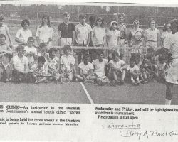 Tennis Clinic.