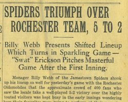 Spiders Triumph Over Rochester Team, 5 To 2. Spiders Triumph Over Rochester Team, 5 To 2.