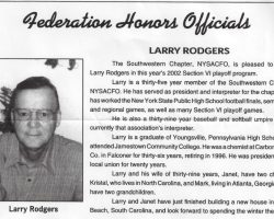 Federation Honors Officials. Federation Honors Officials.