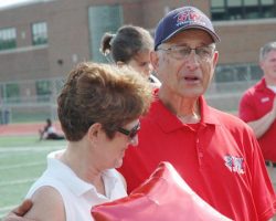Fran Sirianni and his wife, Amy. May 2015.
<em>Post-Journal</em> (Jamestown) photo by Scott Kindberg. Fran Sirianni and his wife, Amy. May 2015.