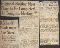 Regional Skating Meet Plans to Be Completed. 1942. Regional Skating Meet Plans to Be Completed