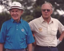 John Jachym and Gerald Ford. John Jachym and Gerald Ford.