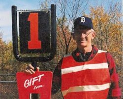 Ken Martin as a member of the JHS chain crew. Ken Martin as a member of the JHS chain crew.