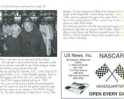 Memories Of Lyle Parkhurst -page 2. <em>Lead Off Magazine</em>, 2005. Memories Of Lyle Parkhurst -page 2. Lead Off Magazine, 2005.