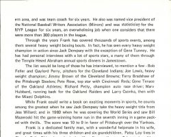 Frank Hyde Testimonial Dinner page 4. page 4