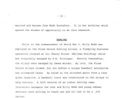 William M. Webb, The Man and His Legacy, by Greg Peterson. Page 10. William M. Webb, The Man and His Legacy, by Greg Peterson. Page 10.