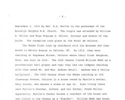 William M. Webb, The Man and His Legacy, by Greg Peterson. Page 9. William M. Webb, The Man and His Legacy, by Greg Peterson. Page 9.