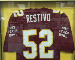 Sam Restivo's Florida State jersey. Sam Restivo's jersey.