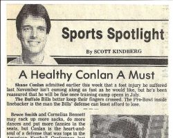 A Healthy Conlan A Must. <em>Post-Journal</em> (Jamestown), 1989. A Healthy Conlan A Must. 1989.