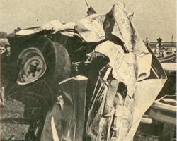 #9 after Jack Shanklin flipped it at Daytona in 1967. #9 after Jack Shanklin flipped it at Daytona in 1967.