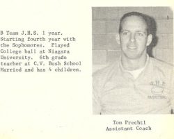 Tom Prechtl, Jamestown High School. 1967. Tom Prechtl, Jamestown High School. 1967.
