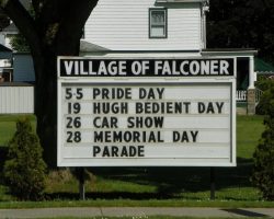 village sign village sign