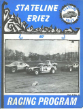 Stateline Eriez Racing Program, 1974.