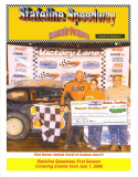 Stateline Speedway Souvenir program, 2006.
