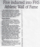Five inducted into FHS Athletic Wall of Fame. 2003.