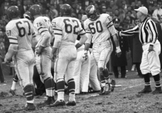 Jim McCusker  and Chuck Bednarik  with the 1960 Philadelphia Eagles.