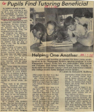 Pupils Find Tutoring Beneficial. June 15, 1982.