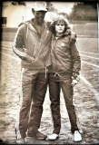 Ron Graham with Karen Bakewell. 1983.