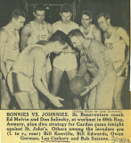 Bonnies Vs. Johnnies. February 14, 1952.
