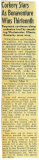 Corkery Stars As Bonaventure Wins Thirteenth. February 2, 1952.