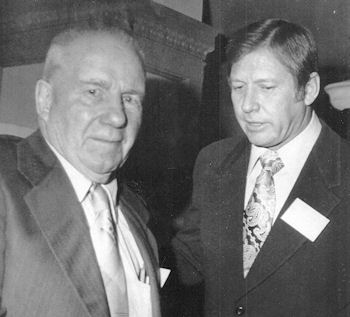 Frank Hyde with Mickey Mantle