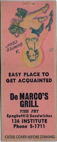 De Marco's Grill matchbook
