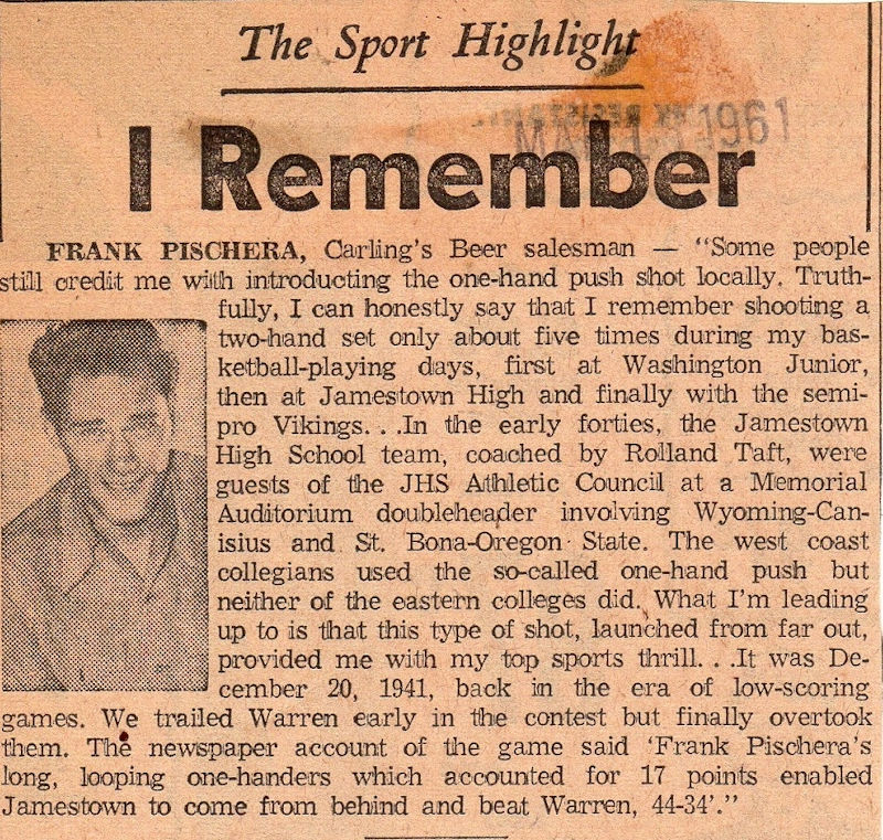 The Sport Highlight I Remember