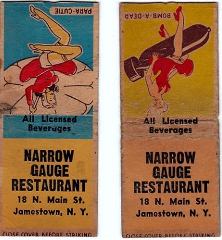 Narrow Guage matchbook