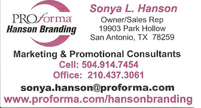 Sonya Hanson is a marketing and promotional consultant