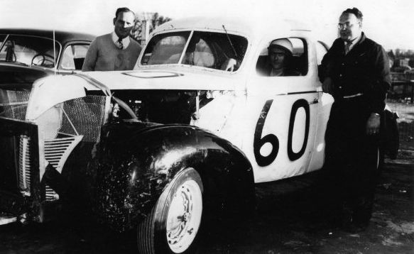 Dunkirk, NY, 1950. Left to right, Clarence Hagelin, (Julian Buesink's brother-in- law), Bill Rexford, Julian Buesink.