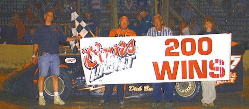 Barton after 200th late model feature win.