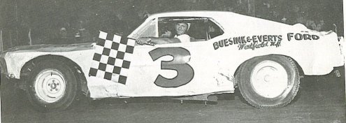 Johnny Whitehead, Eriez Speedway, 1970.