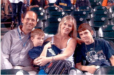 From left are Dan, Sam, Jhoanna and Anthony Lunetta.