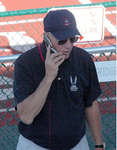 Tom Priester has officiated track and field meets throughout the country.