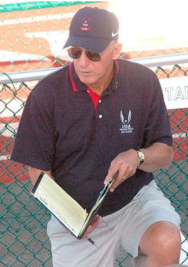 Tom Priester has been officiating track and field meets for more than 30 years.