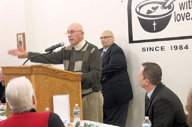 Volunteers and community members gathered inside the St. Susan’s Center for the annual Volunteer of the Year ceremony.