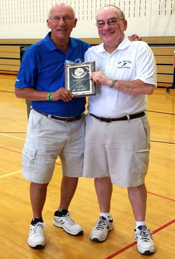 Tom Priester, left, is pictured with Sam Prinzi.