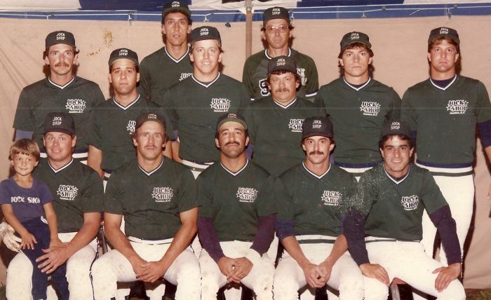 1984 Jock Shop softball team